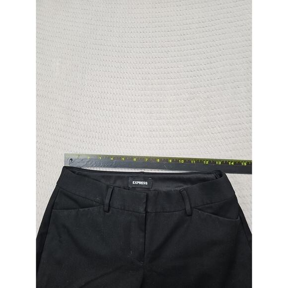 Express Pants Womens 2 R Editor Barely Boot Low Rise Black Dress Pants - Picture 3 of 9
